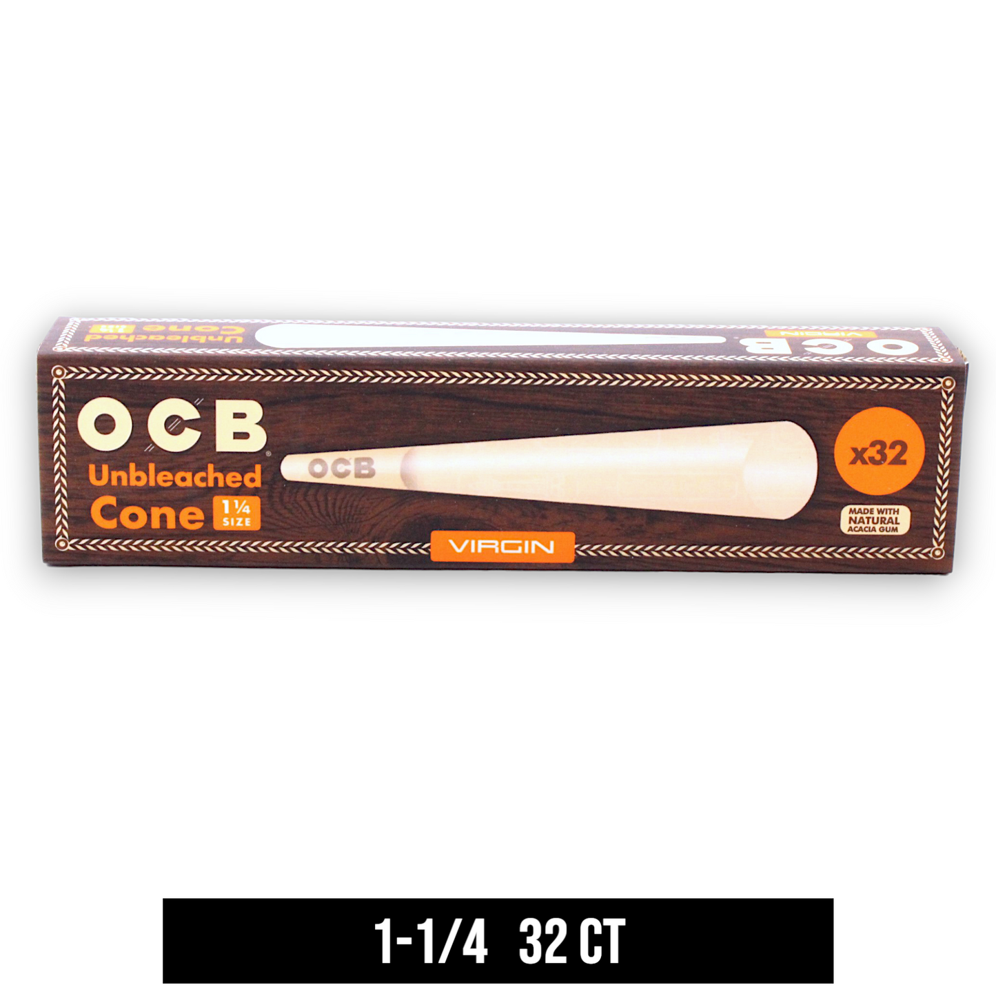 OCB Unbleached Pre-Rolled Cone