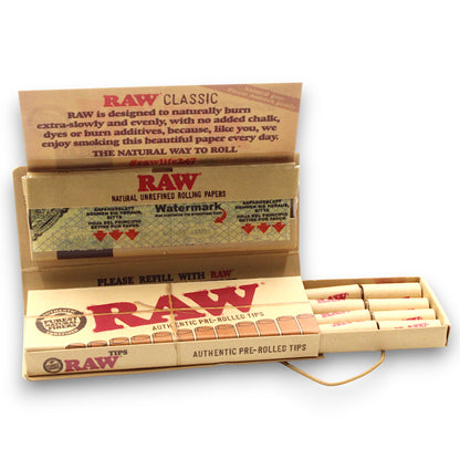 RAW Masterpiece 1-1/4 Rolling Paper and Pre-Rolled Tips Kit