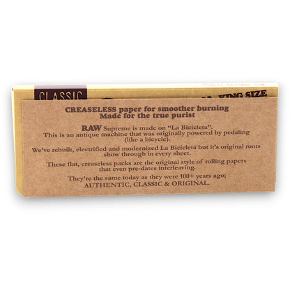 RAW Supreme Creaseless King Size Rolling Papers