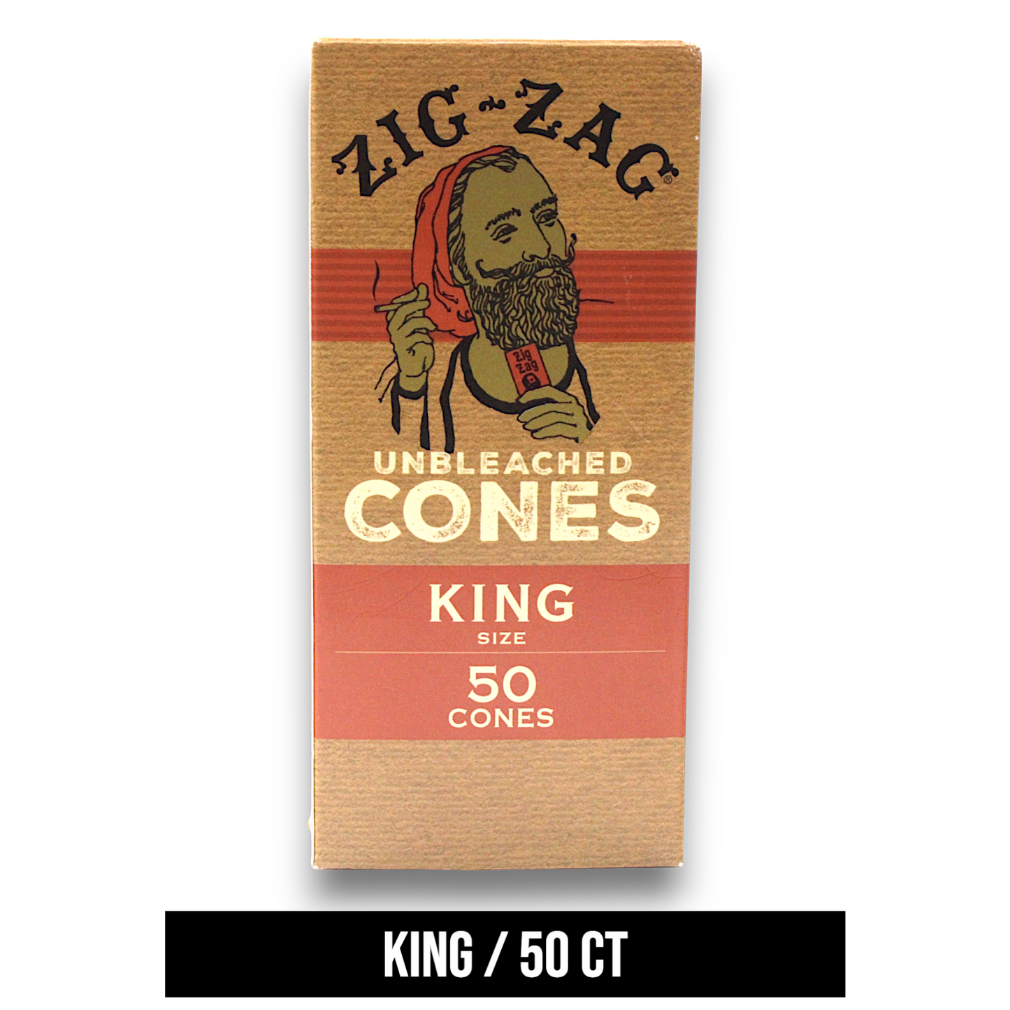 Zig Zag Unbleached Pre-Rolled Cones