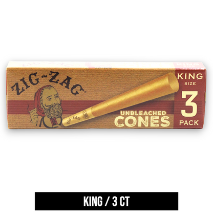 Zig Zag Unbleached Pre-Rolled Cones