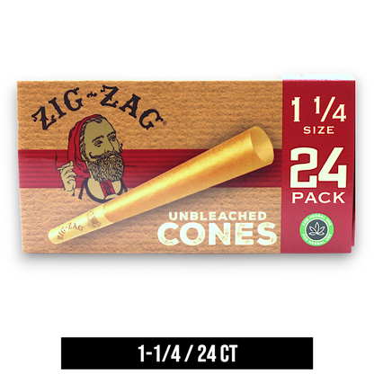 Zig Zag Unbleached Pre-Rolled Cones