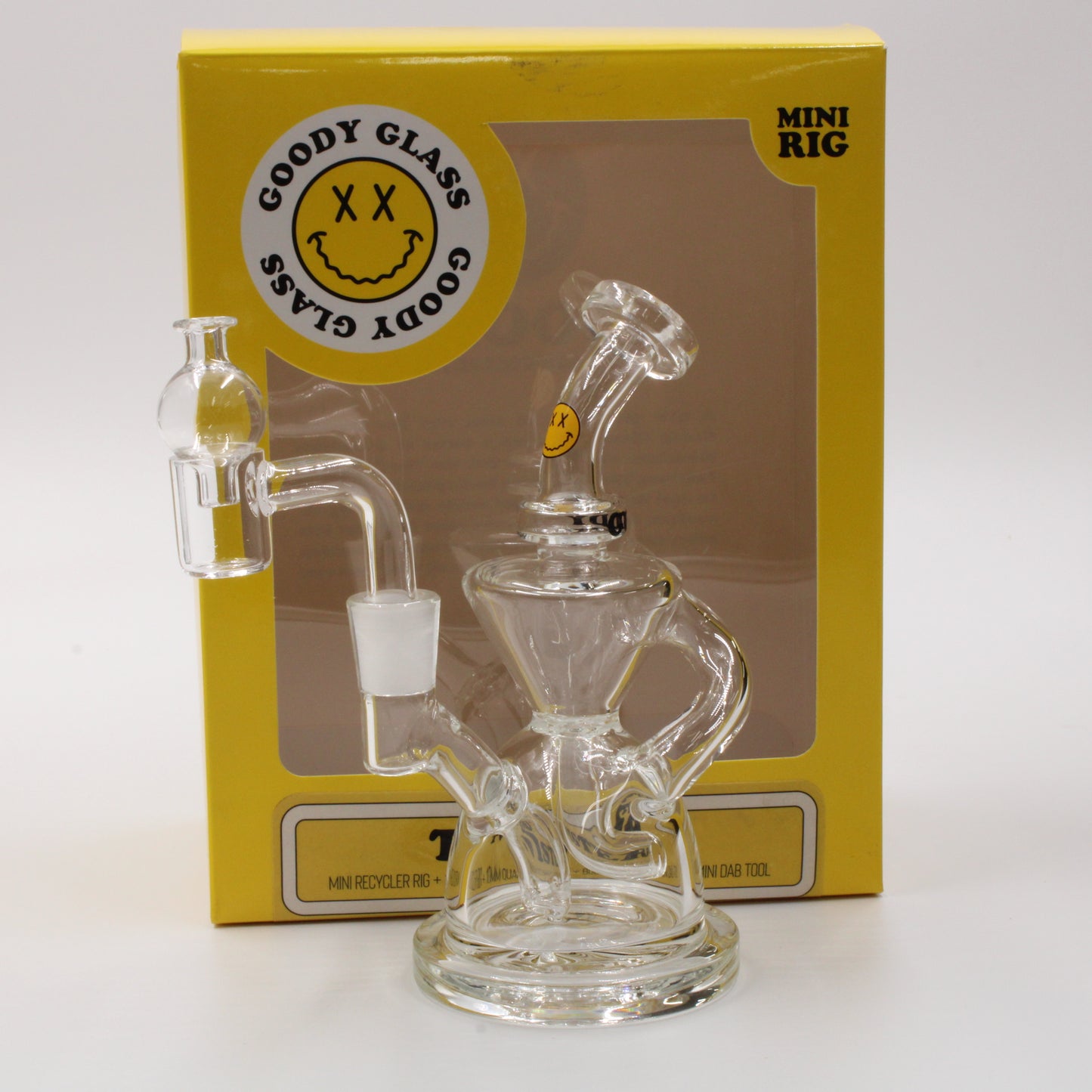 Goody Glass 5" Tall Twister Mini Rig