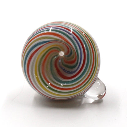 Bubble Color Swirl 14mm Male Bowl Head Slide