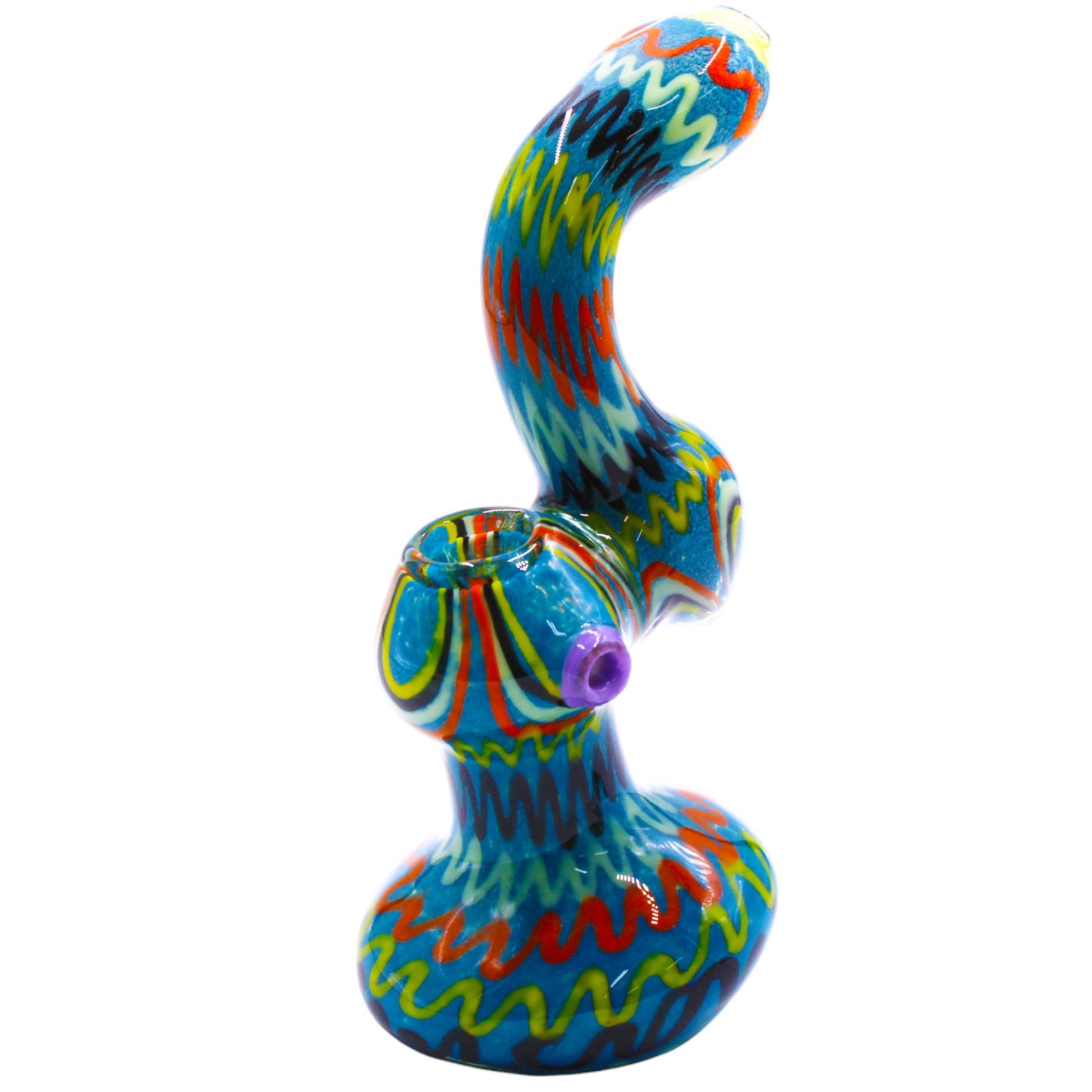 Crazy Color Mix 8" Tall Bubbler