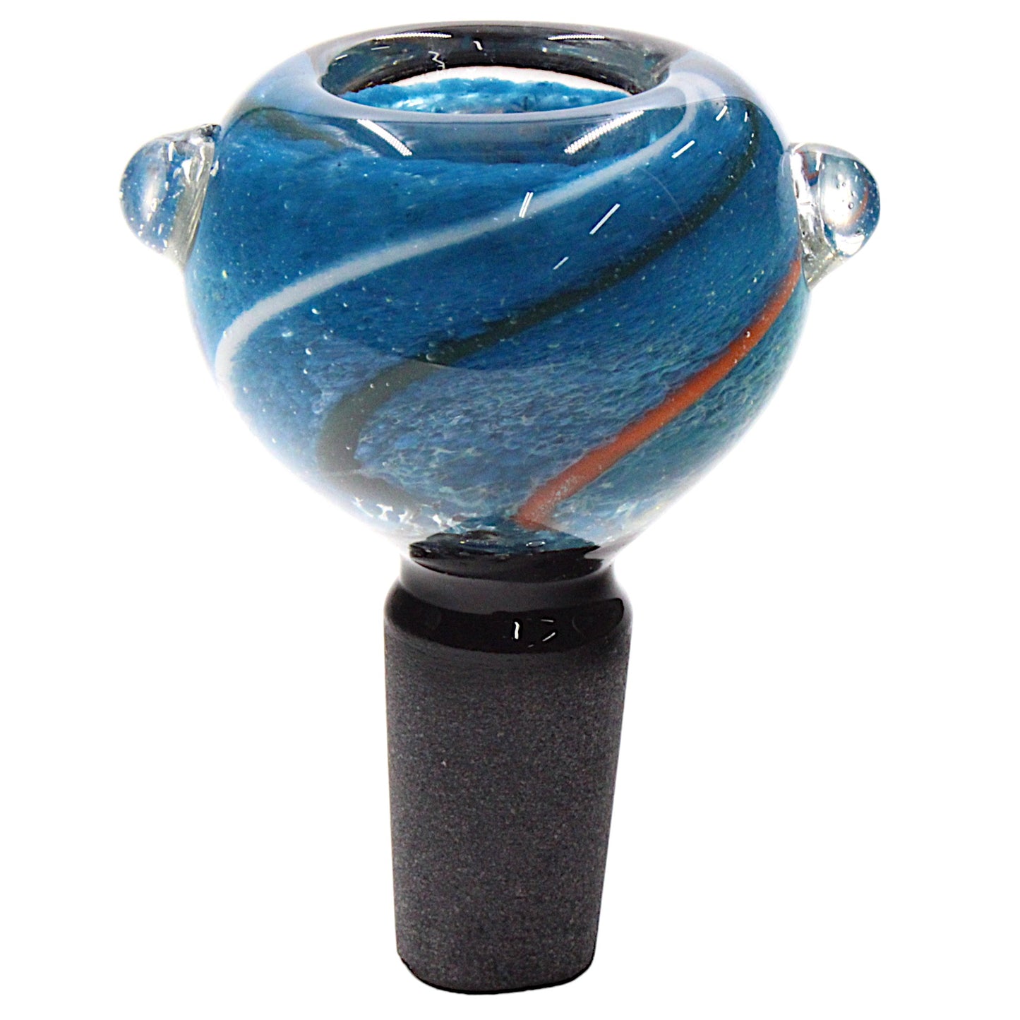 Bubble Blue 14mm Male Bowl Head Slide