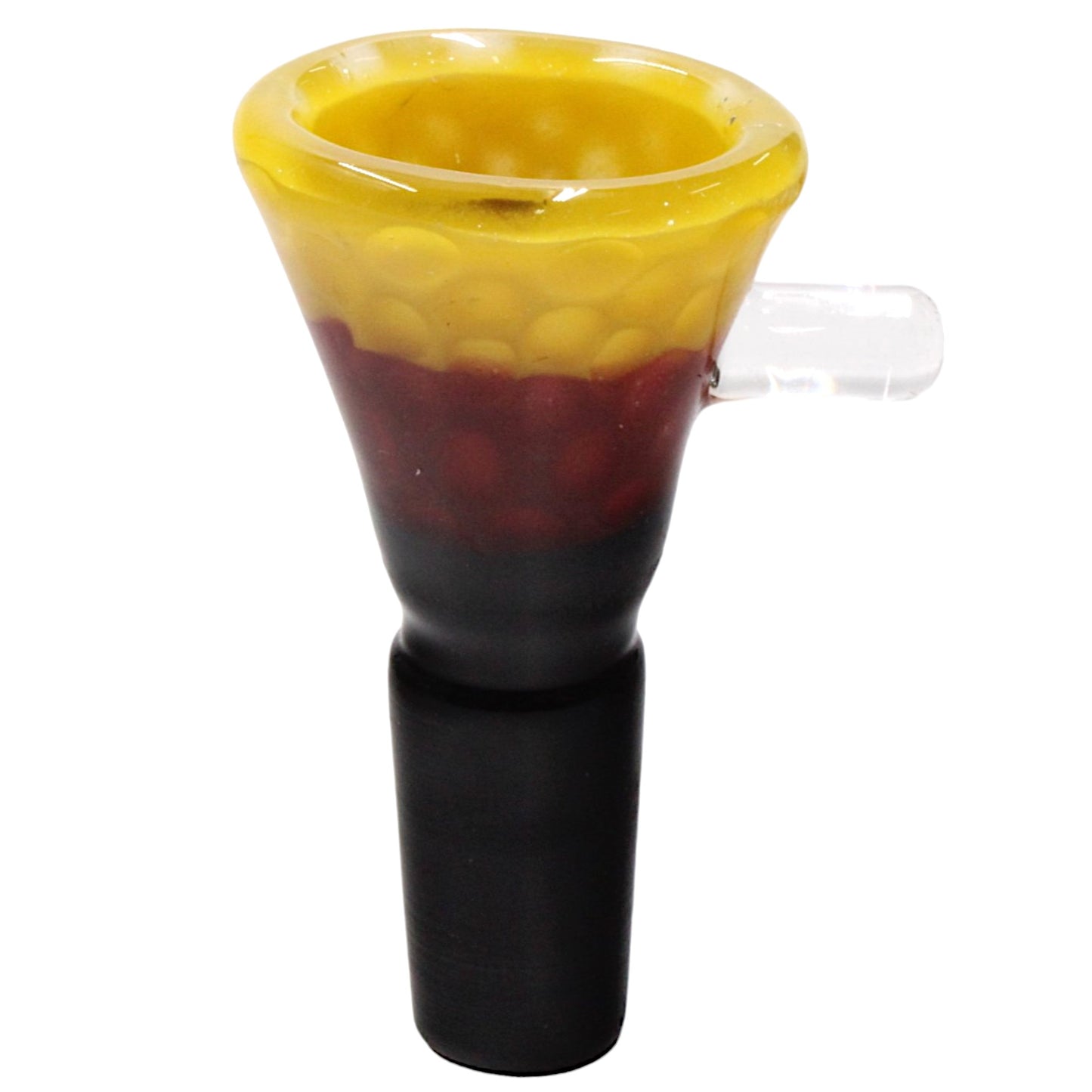 Rasta Honeycomb Funnel Bowl Head Slide 14mm Male