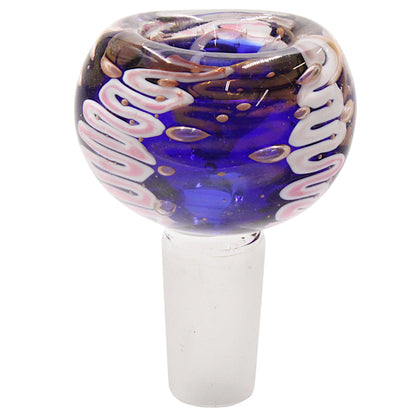 Bubble Color Twist 14mm Male Bowl Head Slide