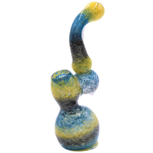 8" Splatter Colored Bubbler