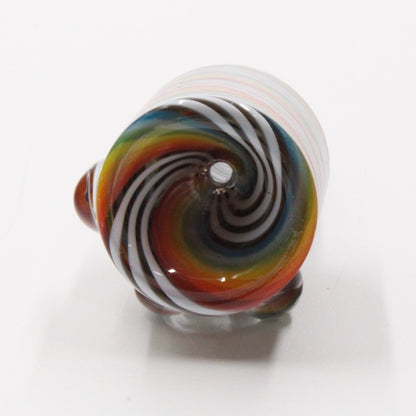 Color Swirl 14mm Male Bowl Head Slide