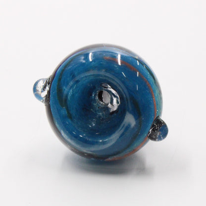 Bubble Blue 14mm Male Bowl Head Slide