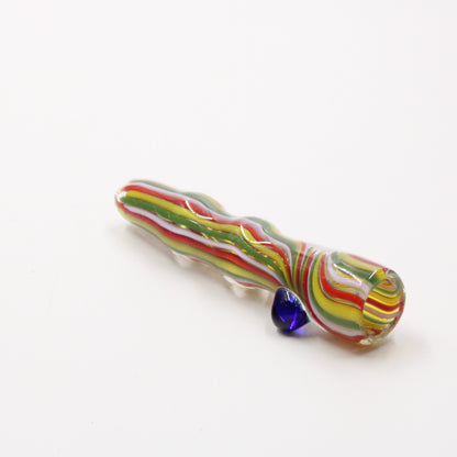 4" Color Striped Chillum