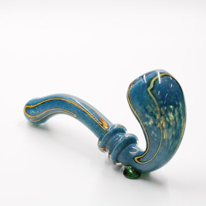 Long Blue Sherlock Hand Pipe