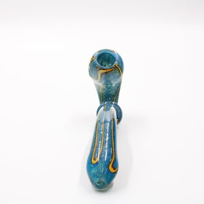 Long Blue Sherlock Hand Pipe