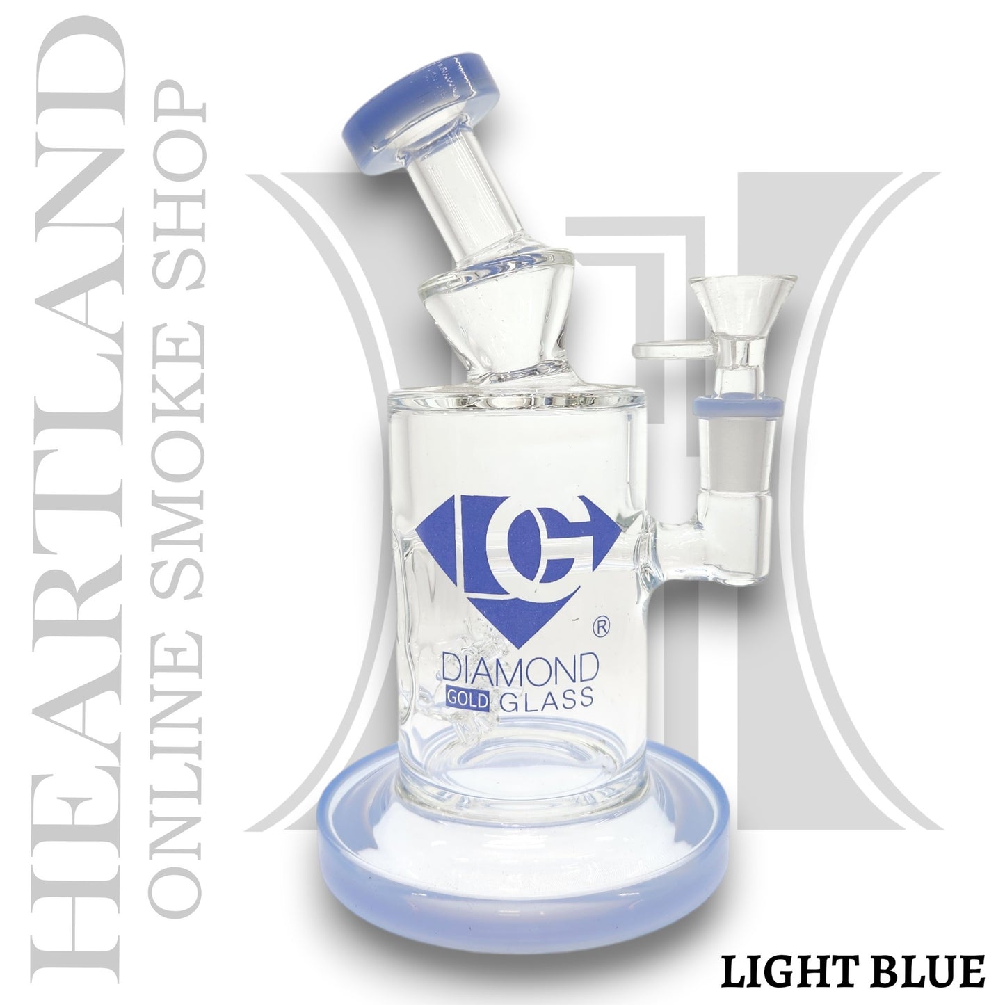 8" Diamond Glass Sprinkler Percolator Bong