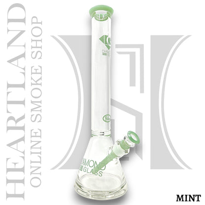 18" Diamond 9mm Heavy Duty Beaker Bong