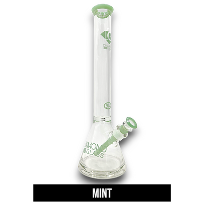 18" Diamond 9mm Heavy Duty Beaker Bong