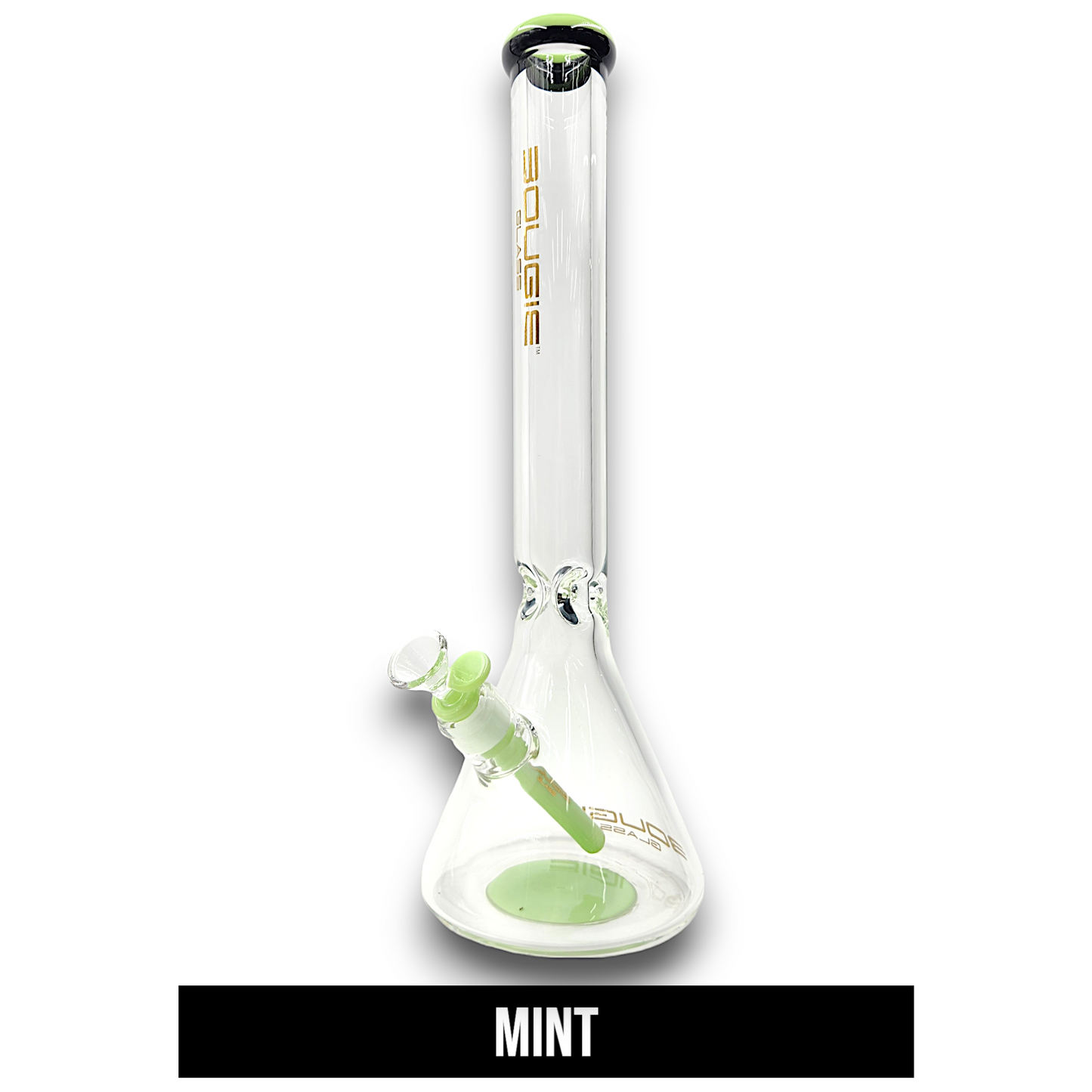 18" Bougie 9mm Heavy Duty Beaker Bong