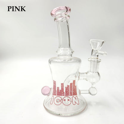 7" Icon Hole Perc Bong