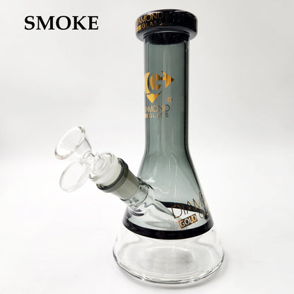 8" Boss Color Design Flat Mouth Beaker Bong