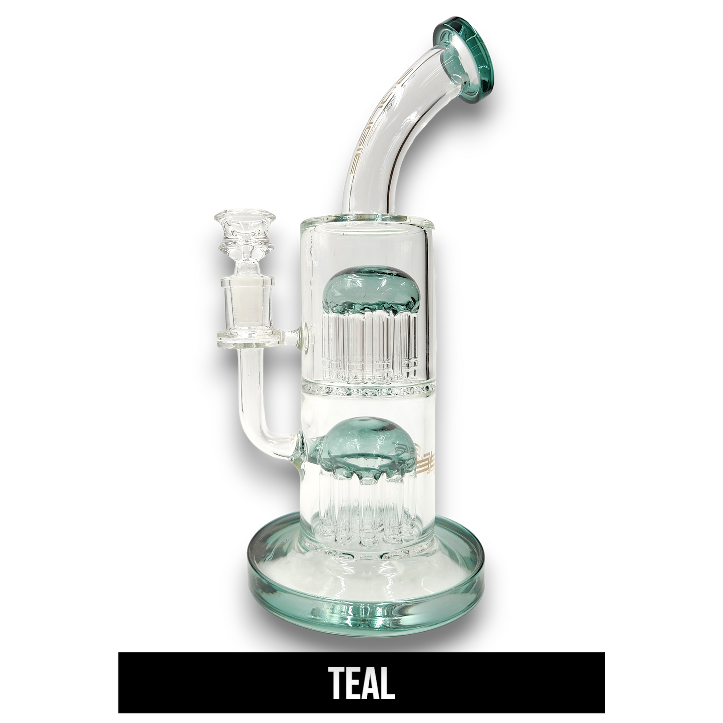 11" Bougie Double Tree Percolator Bong