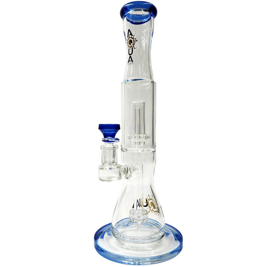 13" Aqua Works Showerhead Perc Cone Straight Tube Bong