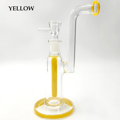 8" Color Long Neck Bubbler Bong