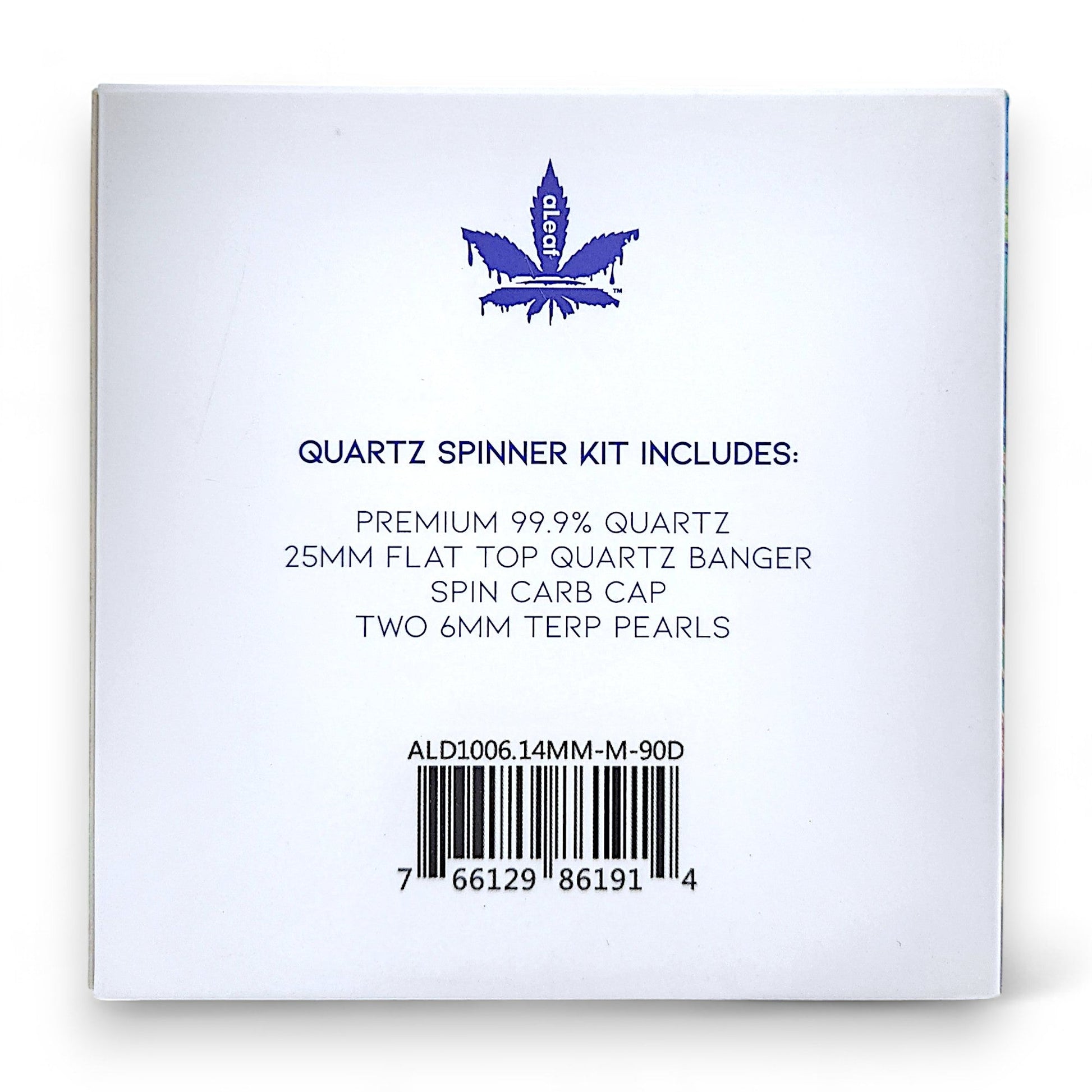 Aleaf Spinner Kit Z Banger Carb Cap Pearl Set
