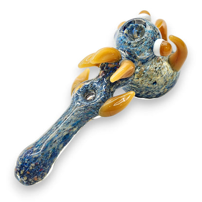 Artisan Made Glass Horn Bubbler Water Pipe