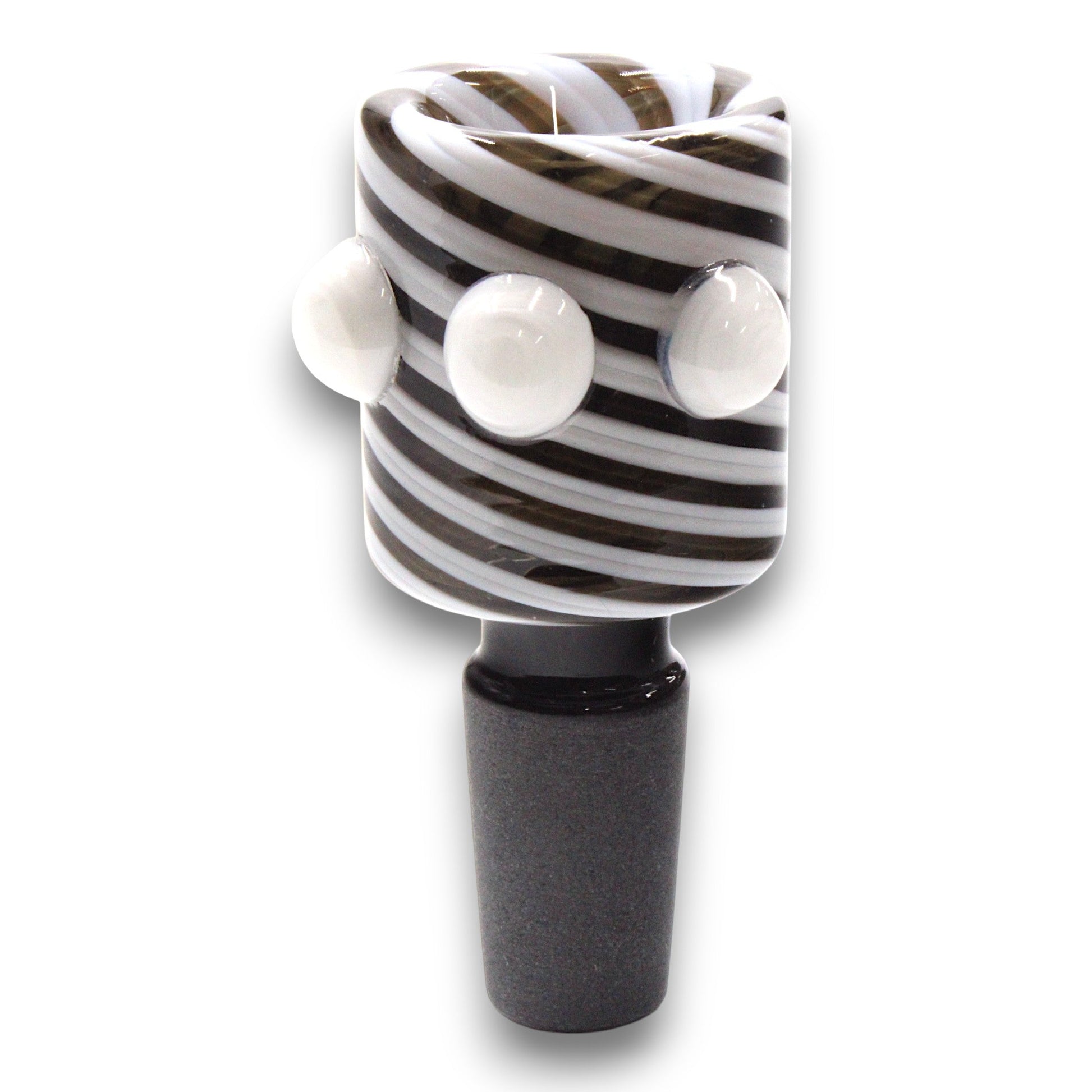 Barrel Color Swirl 14mm Male Bowl Head Slide