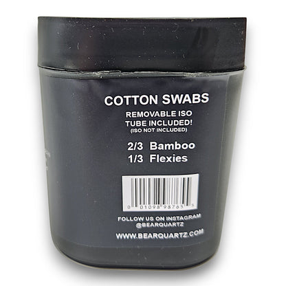Bear Quartz Swabs Biodegradable Bamboo Swabs