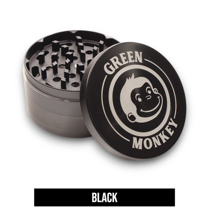 3" Green Monkey Capuchin Aluminum 4 Piece Grinder