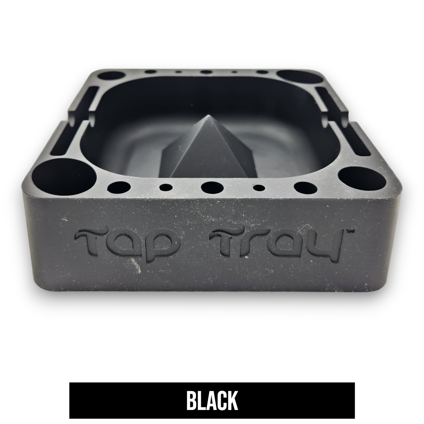 Tap Tray Square Silicone Ashtray Holder