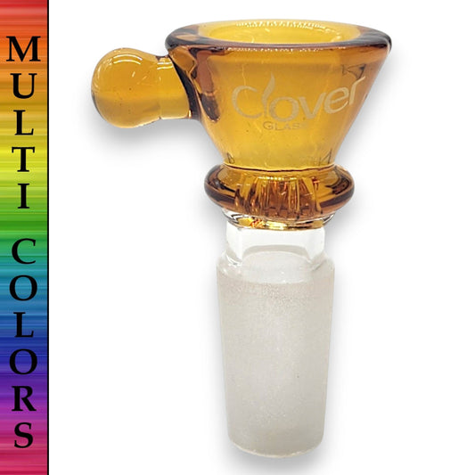 Clover Glass Bowl Head 14mm Male