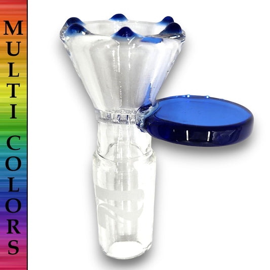 Pulsar Colored 14mm Male Bowl Head with Handle