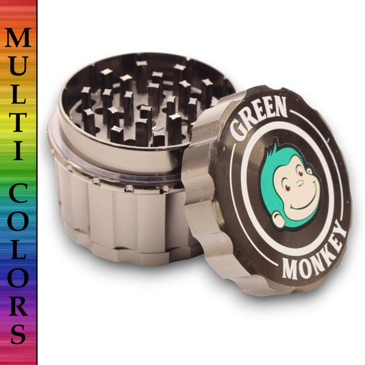 2-1/2" Green Monkey Javan Zinc 4 Piece Grinder