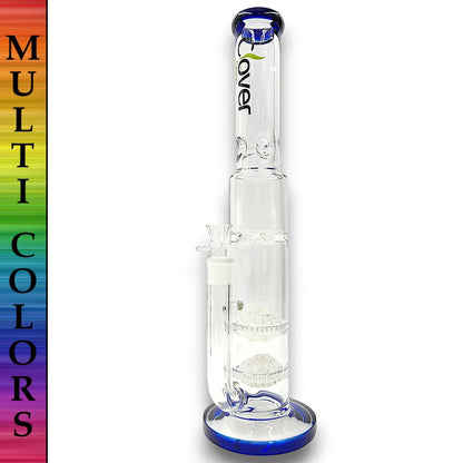 18" Clover Fritted Disc Turbine Perc Bong