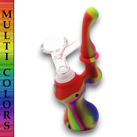 Silicone 5" Micro Bong Bubbler