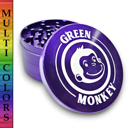 3" Green Monkey Capuchin Aluminum 4 Piece Grinder