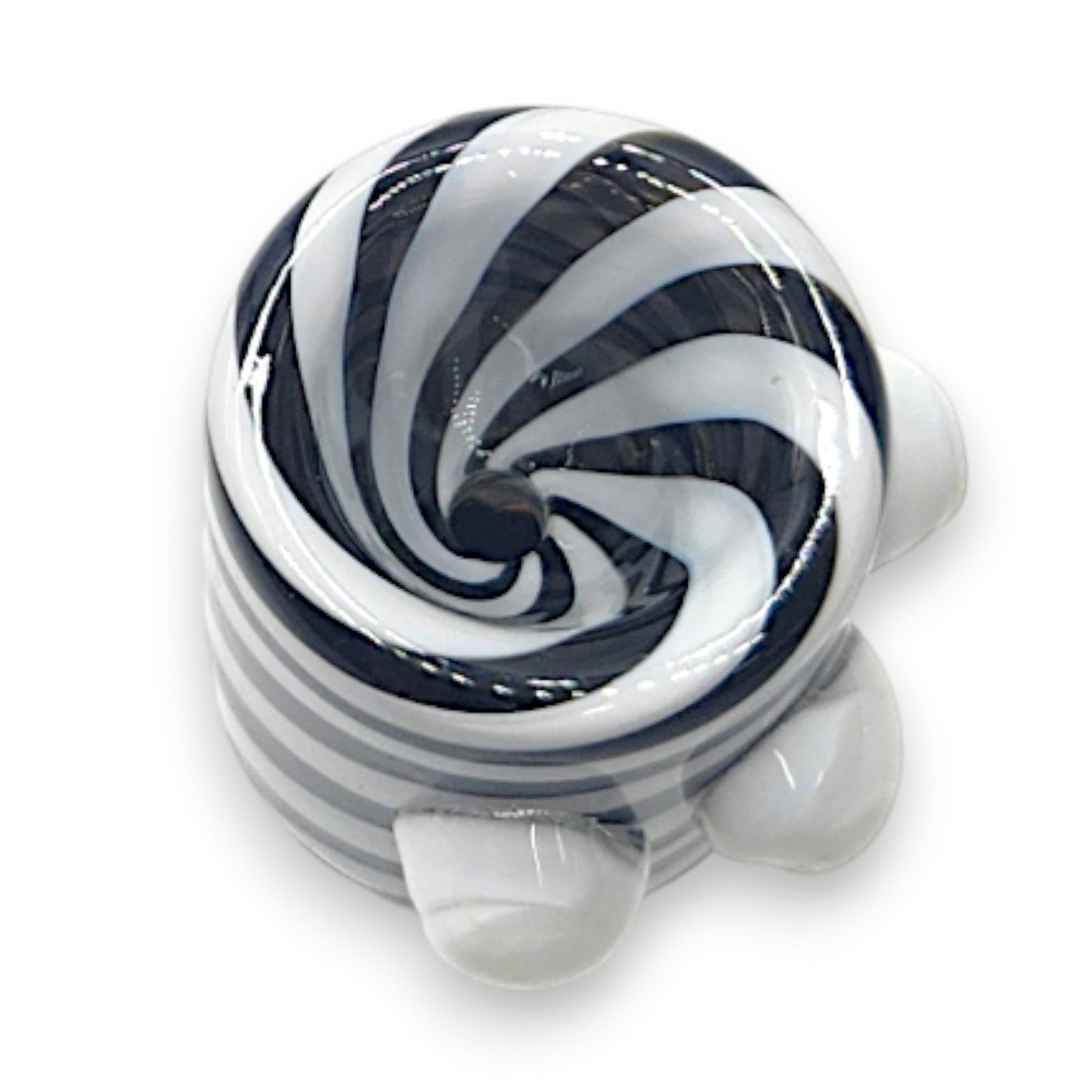Color Striped Glass Bowl Head 14mm Male