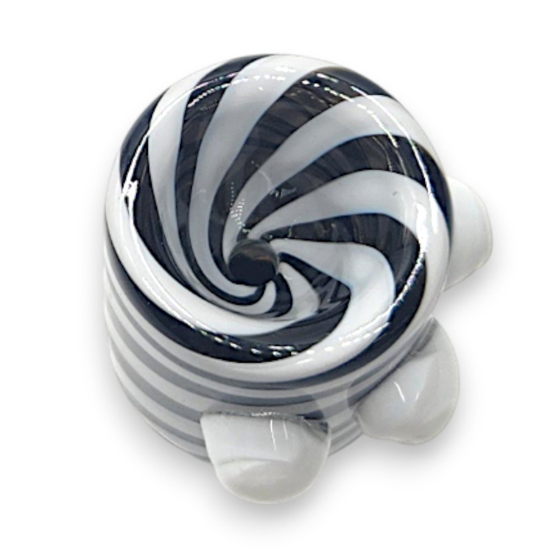 Color Striped Glass Bowl Head 14mm Male