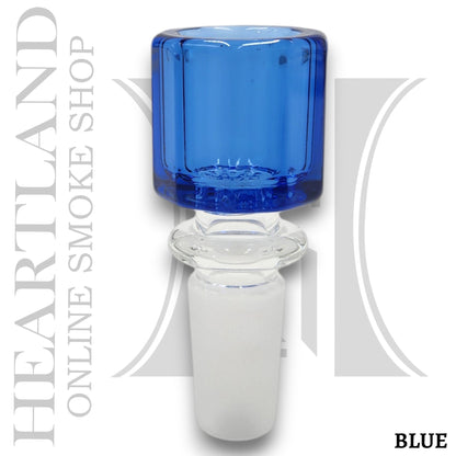 Deep Built in Screen Color Glass Bowl Head 14mm Male