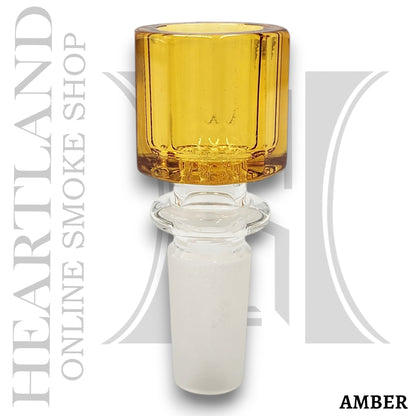 Deep Built in Screen Color Glass Bowl Head 14mm Male