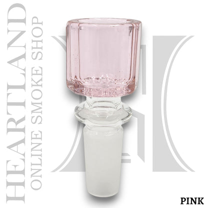 Deep Built in Screen Color Glass Bowl Head 14mm Male