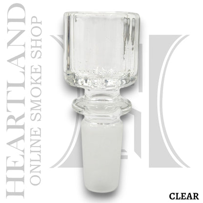 Deep Built in Screen Color Glass Bowl Head 14mm Male