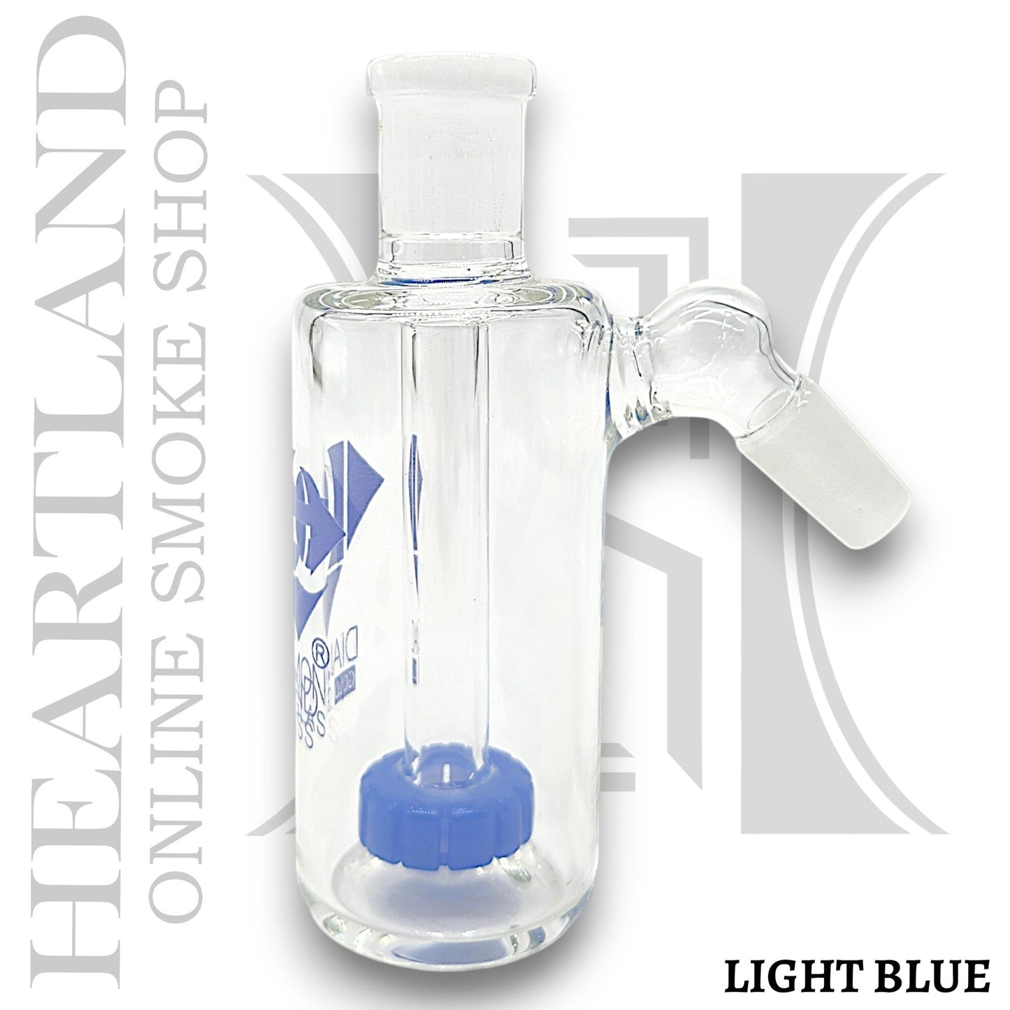 Diamond 4 - 1/2" Ash Catcher Circ Perc 14mm 45 Deg