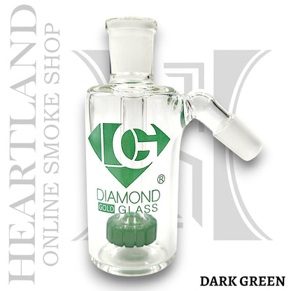 Diamond 4 - 1/2" Ash Catcher Circ Perc 14mm 45 Deg