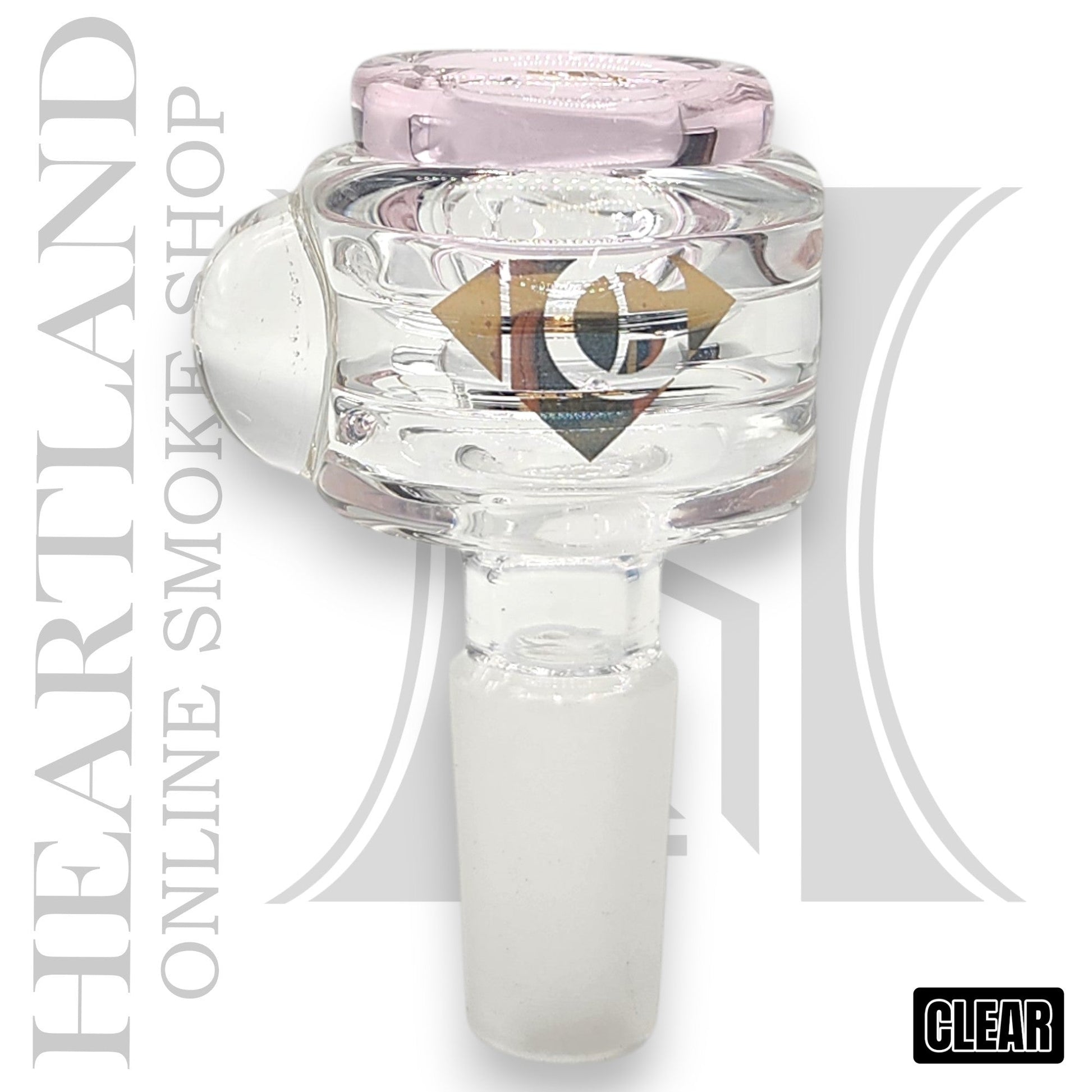 Diamond Glass Premium Bowl Head 14mm Male