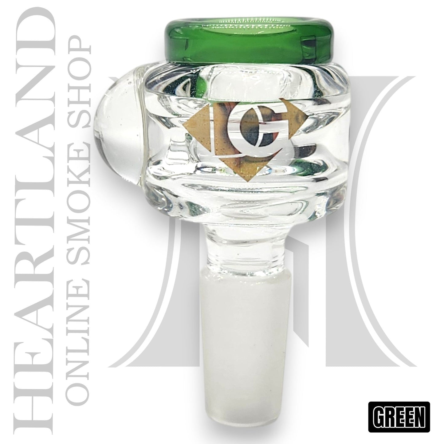 Diamond Glass Premium Bowl Head 14mm Male