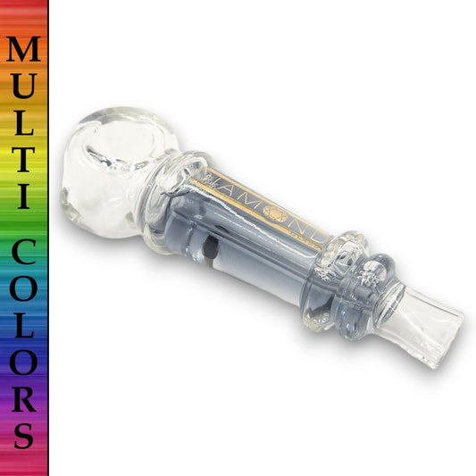 Diamond Glycerin Freezable Glass Hand Bowl Pipe